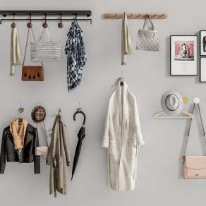 现代挂衣钩3D模型下载